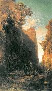 Carl Spitzweg Die Flucht nach agypten painting